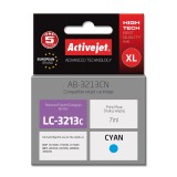 Activejet AB-3213CN Cartuccia d'inchiostro (sostitutiva per Brother LC3213C, Supreme, 7 ml, ciano)