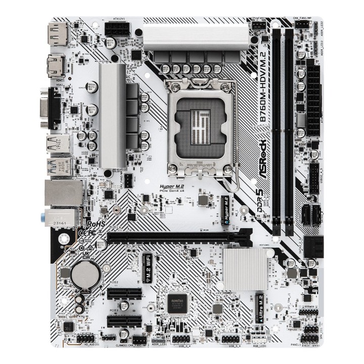 Asrock B760M-HDV/M.2 scheda madre Intel B760 LGA 1700 micro ATX
