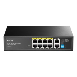 Cudy FS1010PG Switch di rete non gestito Fast Ethernet (10/100) Power over Ethernet (PoE) nero