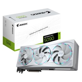 GIGABYTE AORUS GeForce RTX 5090 STEALTH ICE 32G Scheda grafica - 32GB GDDR7 512bit PCI-E 5.0 2655MHz Core Clock 3 x DP 2.1a 1 x 