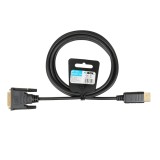 Cavo IBox ITVFHDDVI012 HDMI a DVI FullHD 1080p 2 m nero