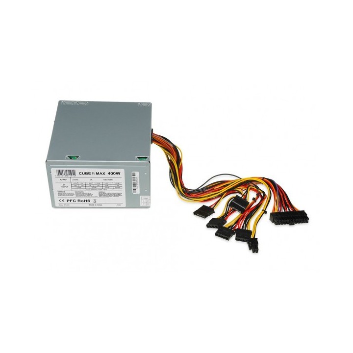 iBox CUBE II Alimentatore 400 W 20+4 pin ATX ATX argento