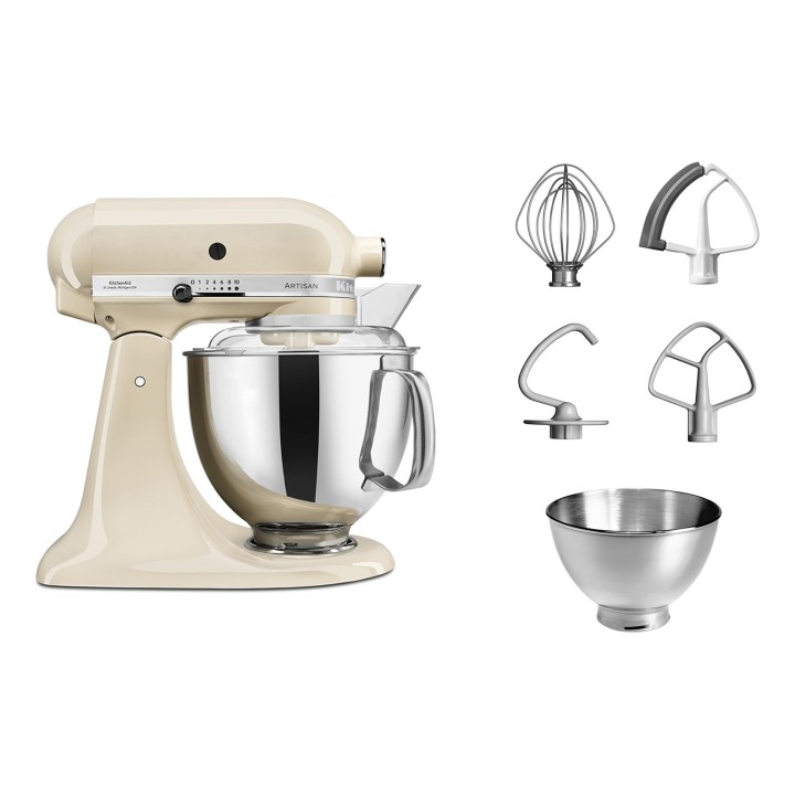 KitchenAid 5KSM175PSEAC Artisan Tritatutto 300 W 4.8 L Crema