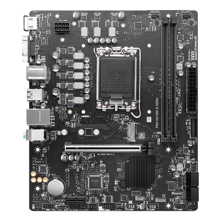 MSI PRO H610M-E DDR4 scheda madre Intel H610 LGA 1700 micro ATX