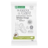 NATURE'S PROTECTION SC White Dogs Grain Free Adult Hypoallergenic Dental Pesce bianco - snack per cani - 150 g