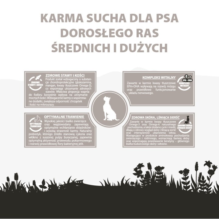 PUPIL Premium Razze medie e grandi Ricco di agnello e riso - cibo secco cani - 12kg