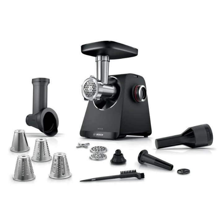Bosch Serie 4 MFWS440B tritacarne 1900 W nero argento