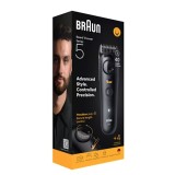 Braun BeardTrimmer 5 BT5520 Regolabarba a batteria 40 2 cm Bagnato & Secco nero