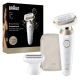 Braun Silk-épil 9 Silk·épil 9 Flex 9-030 3D 40 pinzette Oro bianco