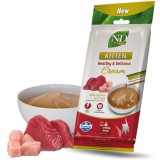 FARMINA N&D Prime Cat Cream con pollo & tonno kitten box – snack per gattini – 4x15g