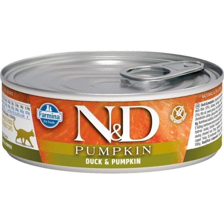 Farmina N&D Gatto Anatra & Zucca 70g