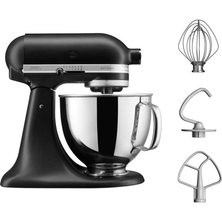 KitchenAid 5KSM125EBM robot da cucina 300 W 4.8 L nero