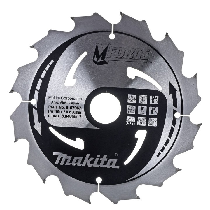 Makita HS7611 sega circolare portatile 19 cm 5500 RPM 1600 W