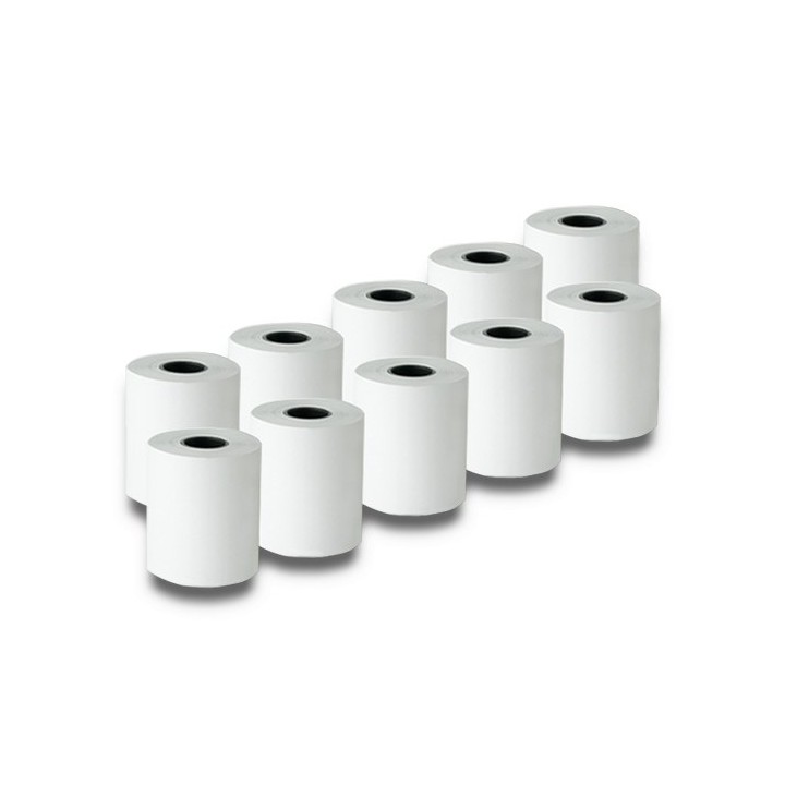 Qoltec 51900 rotolo termico 57 x 27 | 55g / m2 | 10 pz. | senza BPA