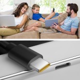 Qoltec 52386 GaN POWER PRO caricabatterie | 1xUSB-C | 65W | 5-20V | 3-3.25A | nero
