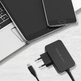 Qoltec 52386 GaN POWER PRO caricabatterie | 1xUSB-C | 65W | 5-20V | 3-3.25A | nero