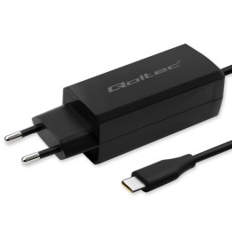 Qoltec 52420 90W GaN caricabatterie super veloce| 5-20V | 3-4.5A | USB-C 3.1