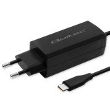 Qoltec 52420 90W GaN caricabatterie super veloce| 5-20V | 3-4.5A | USB-C 3.1