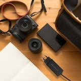 Qoltec 52420 90W GaN caricabatterie super veloce| 5-20V | 3-4.5A | USB-C 3.1