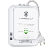 Qoltec 52576 sensore di monossido di carbonio | rilevatore CO | allarme 85dB | LED
