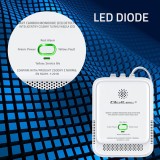 Qoltec 52576 sensore di monossido di carbonio | rilevatore CO | allarme 85dB | LED