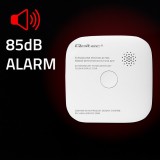 Qoltec 52579 rilevatore di fumo wireless con batteria | Tuya | Wi-Fi | durata sensore 10 anni | allarme 85dB | LED