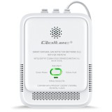 Qoltec 52651 sensore di perdita gas naturale | rilevatore CH4 | allarme NG | Tuya | Wi-Fi | 85dB | LED