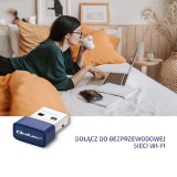 Qoltec 57007 adattatore mini wireless Bluetooth USB WiFi