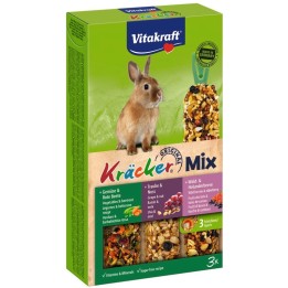 VITAKRAFT KRACKER frutti di bosco/noci/verdure - snack per conigli - 3 pezzi