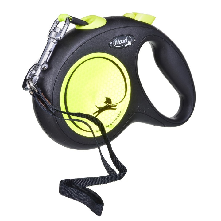 FLEXI Neon L nuovo - guinzaglio retrattile - 5 m