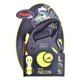 FLEXI Neon L nuovo - guinzaglio retrattile - 5 m