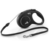 Flexi Guinzaglio retrattile per cani New CLASSIC 5 m nero