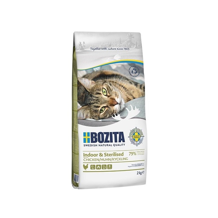 BOZITA Indoor & Sterilizzato Pollo - cibo secco per gatti - 10kg