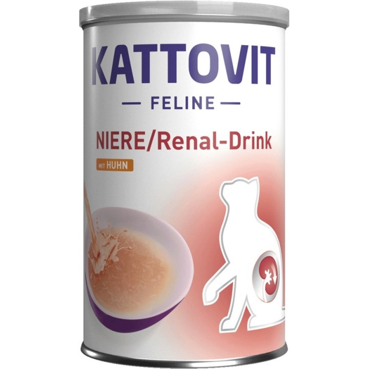 KATTOVIT Feline Niere Bevanda Renale - snack per gatti - 135ml