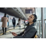 Sony WH-1000XM5 Cuffie Cablate e Wireless Fascia Chiamate/Musica Bluetooth Nero