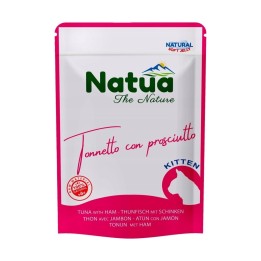 NATUA Kitten tonno con prosciutto - cibo umido per gatti - 70g