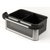G3 Ferrari G10223 friggitrice Doppia 12 L Autonoma 2200 W Friggitrice ad aria calda Nero Acciaio inossidabile
