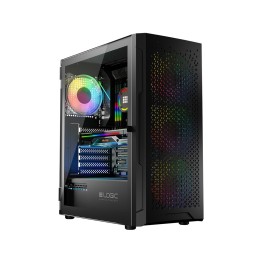 Logic ARAMIS ARGB MINIDI USB 3.0 Case nero