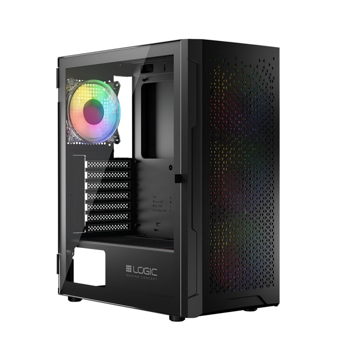 Logic ARAMIS ARGB MINIDI USB 3.0 Case nero