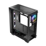 Logic DART PRO ARGB MIDI USB-C PC Case nero