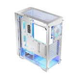 Logic DART PRO ARGB MIDI USB-C PC Case bianco