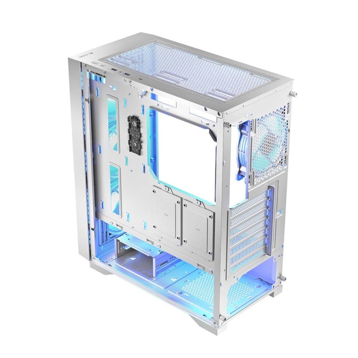 Logic DART PRO ARGB MIDI USB-C PC Case bianco