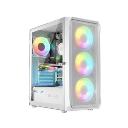 Logic PORTOS ARGB MINIDI USB 3.0 Case bianco