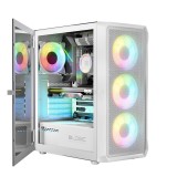 Logic PORTOS ARGB MINIDI USB 3.0 Case bianco
