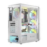 Logic PORTOS ARGB MINIDI USB 3.0 Case bianco
