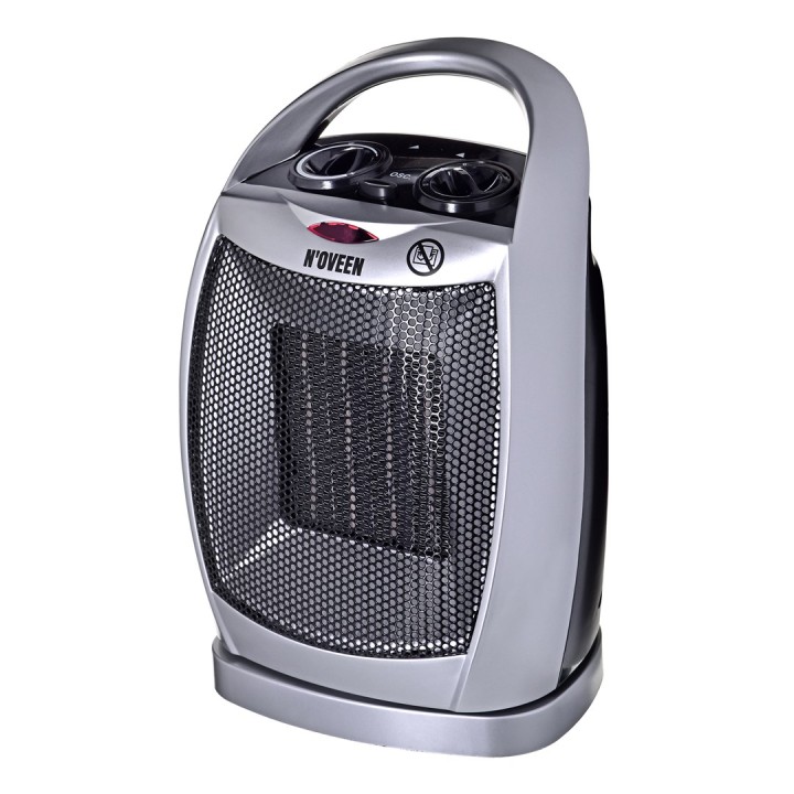 Noveen PTC09 da interno grigio 1500 W ventilatore stufa elettrica