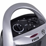 Noveen PTC09 da interno grigio 1500 W ventilatore stufa elettrica