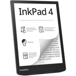 PocketBook InkPad 4 Lettore e-book Touchscreen 32 GB Wi-Fi nero argento