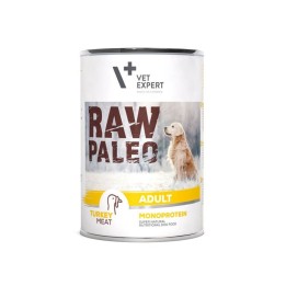 VETEXPERT Raw Paleo Adult Monoprotein tacchino - cibo umido per cani - 400 g
