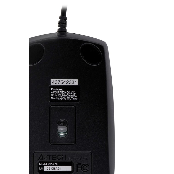 A4Tech OP-720 mouse USB Type-A ottico 800 DPI